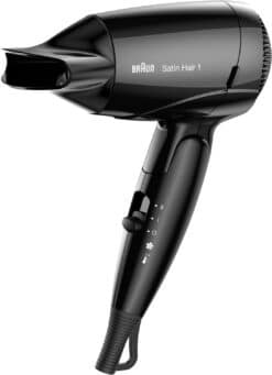 Braun HD130 Satin Hair 1 Style & Go Haartrockner schwarz