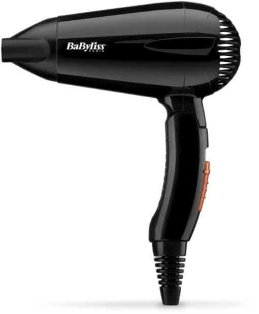 Babyliss 5344E Travel Dry 2000 Reisehaartrockner schwarz