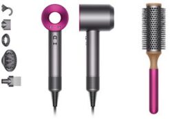 Dyson SET Supersonic+Runde Volumenbürste Haartrockner