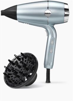 Babyliss D773DE Hydro Fusion Haartrockner hellblau